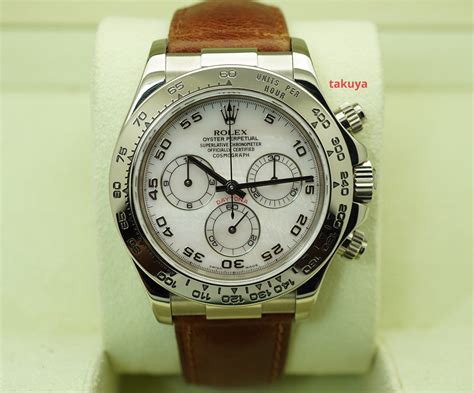 Rolex Daytona Zenith ref. 16519 Mother of Pearl MOP White